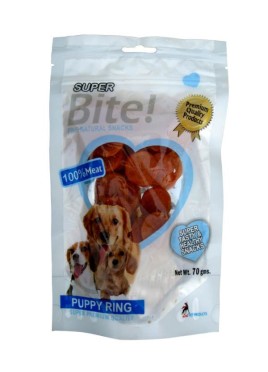 Super Bite Puppy Ring Snacks 70gms
